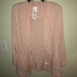 LC Lauren Conrad Open Light Weight Blazer 14 NWT